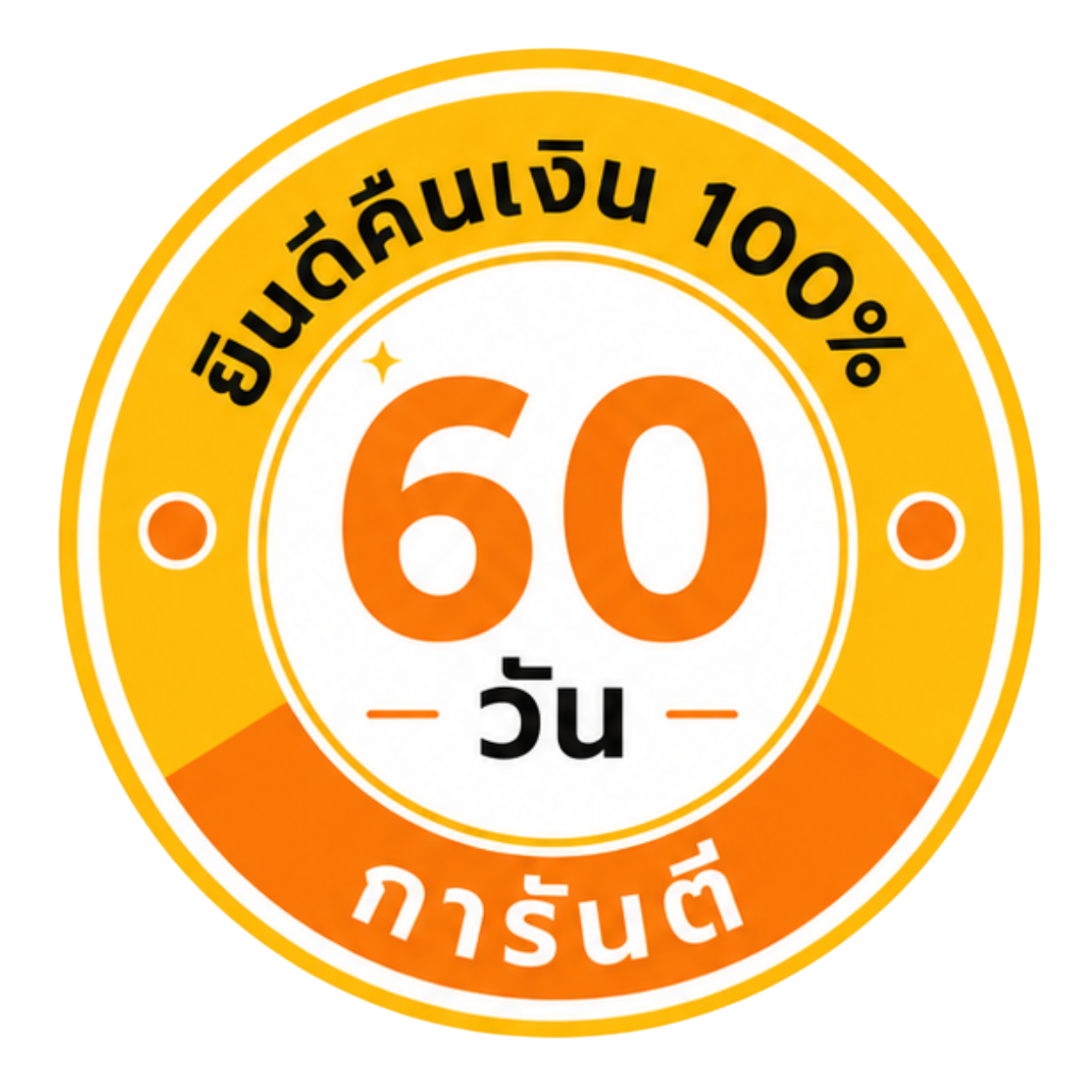 60-day money back guarantee